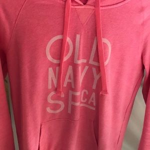 An old navy pink sweatshirt